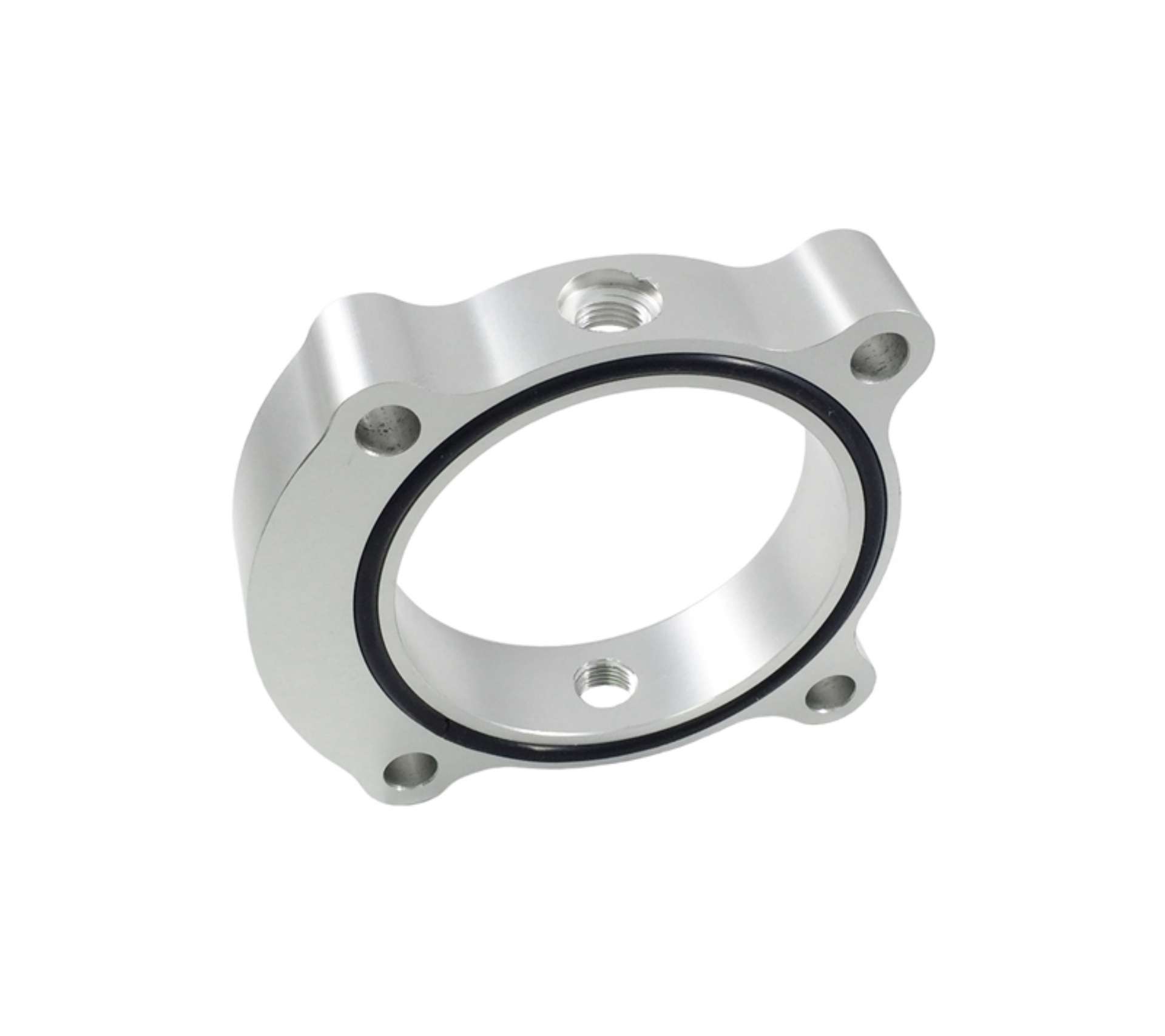 Picture of Torque Solution Throttle Body Spacer Silver: Kia Optima 2-0T