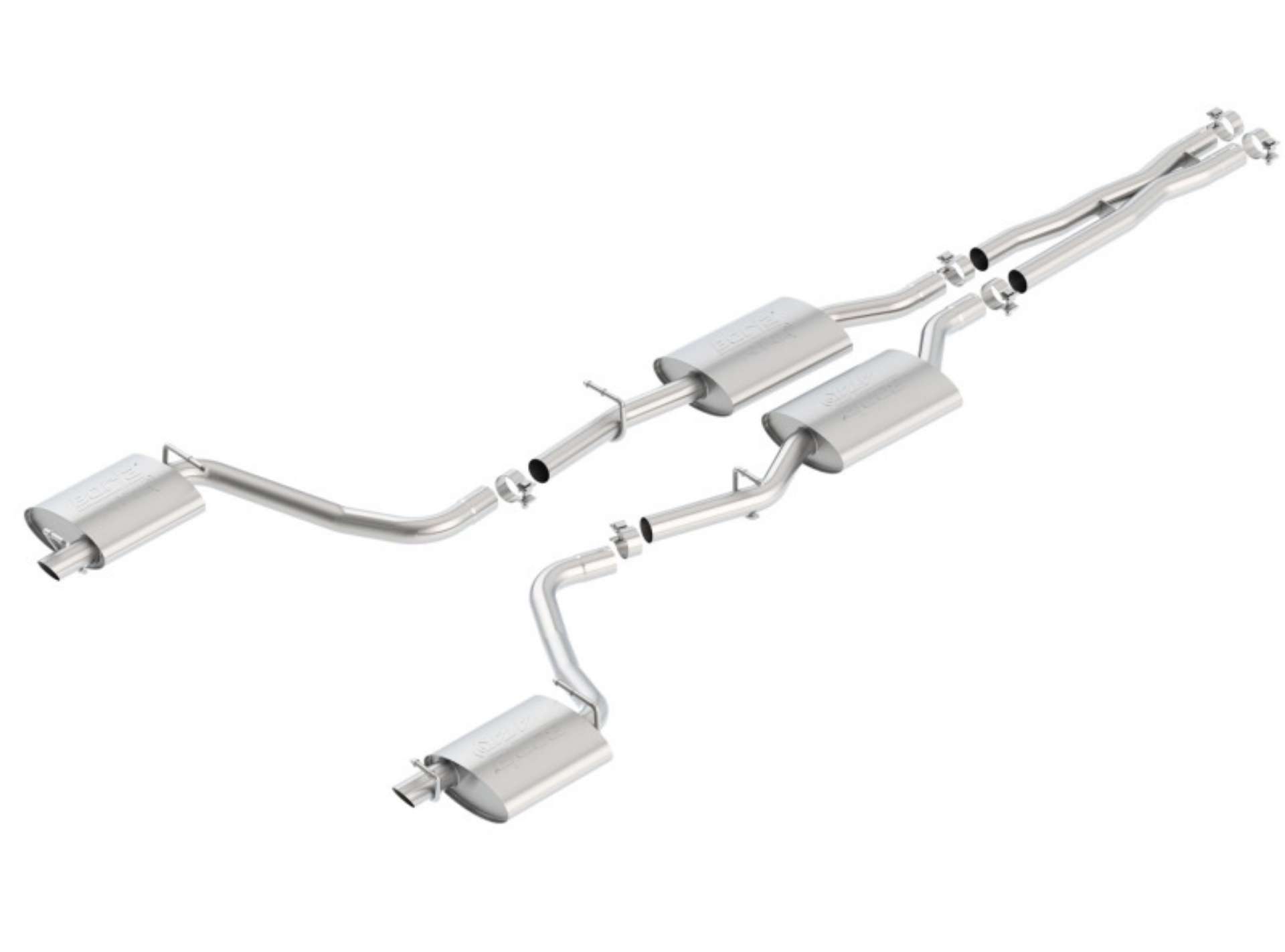 Picture of Borla 2015 Dodge Challenger 3-6L V6 ATAK Catback Exhaust No Tips Factory Valance