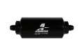 Picture of Aeromotive In-Line Filter - AN-6 Male 10 Micron Fabric Element Bright Dip Black Finish