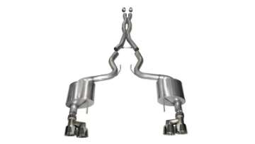 Picture of Corsa 2015-2017 Ford Mustang GT 5-0 3in Cat Back Exhaust Polish Quad Tips Xtreme