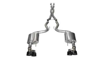 Picture of Corsa 2015-2017 Ford Mustang GT 5-0 3in Cat Back Exhaust Black Quad Tips Xtreme