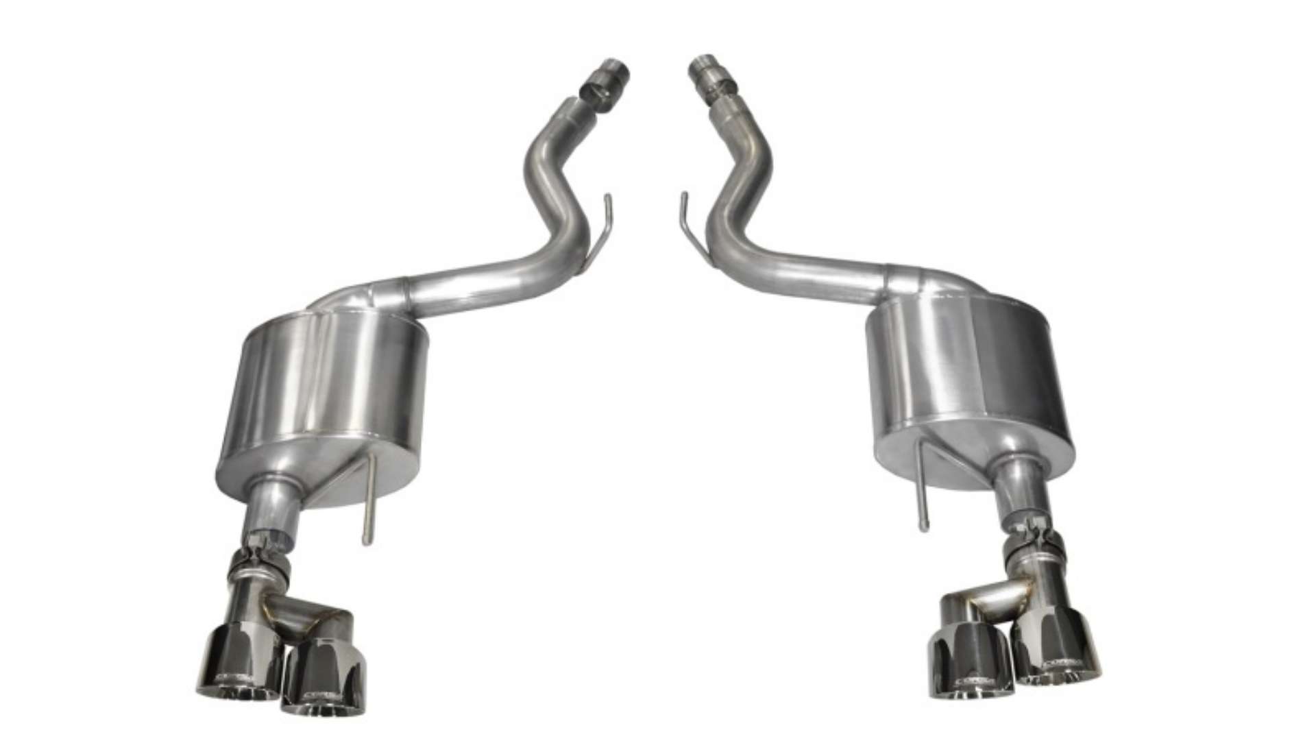 Picture of Corsa 2015-2017 Ford Mustang GT 5-0 3in Axle Back Exhaust Polish Quad Tips Sport