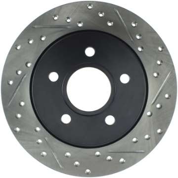 Picture of StopTech 12-15 Ford Focus w- Rear Disc Brakes Rear Left Slotted & Drilled Rotor