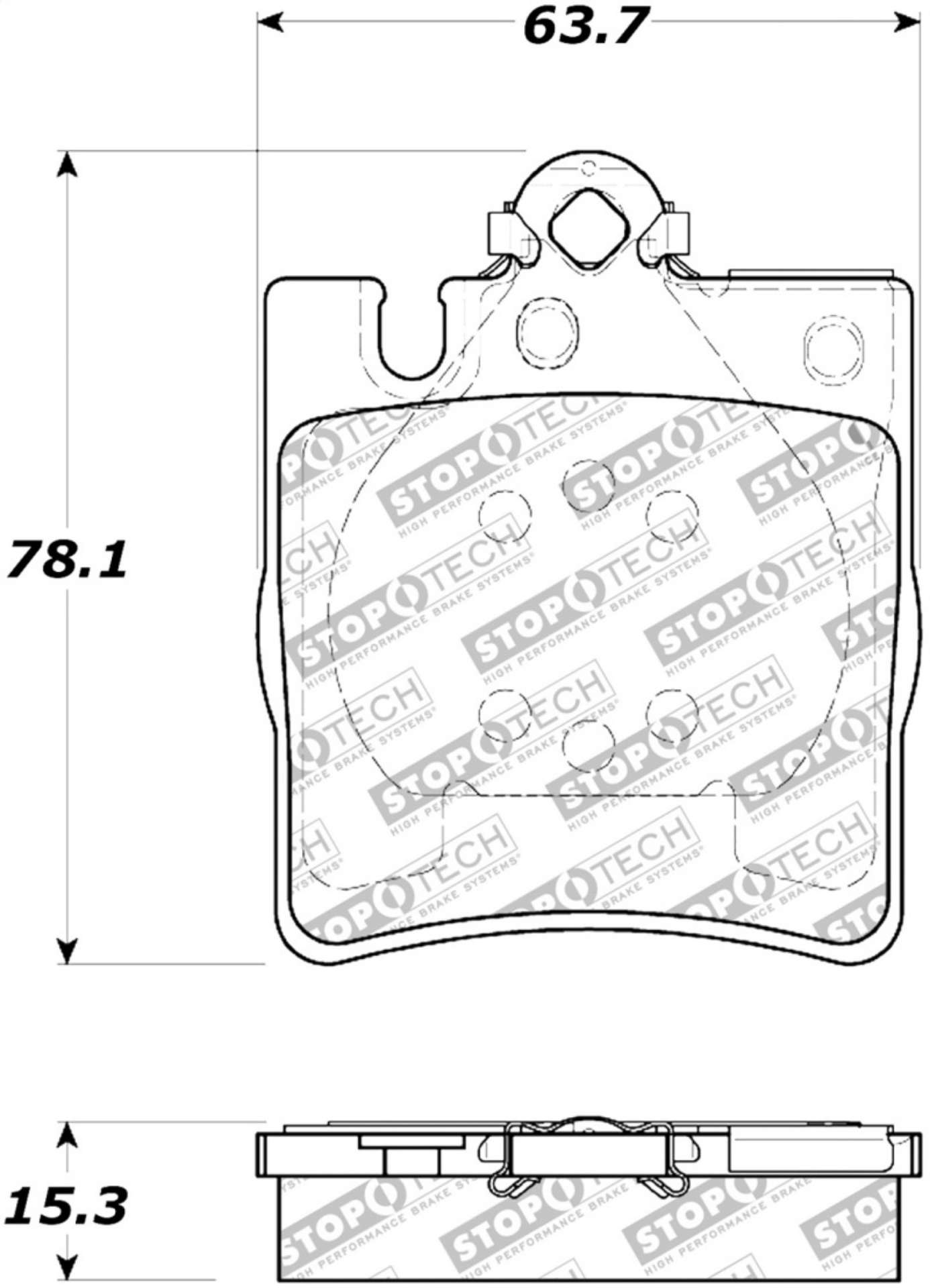 Picture of StopTech Street Touring Brake Pads