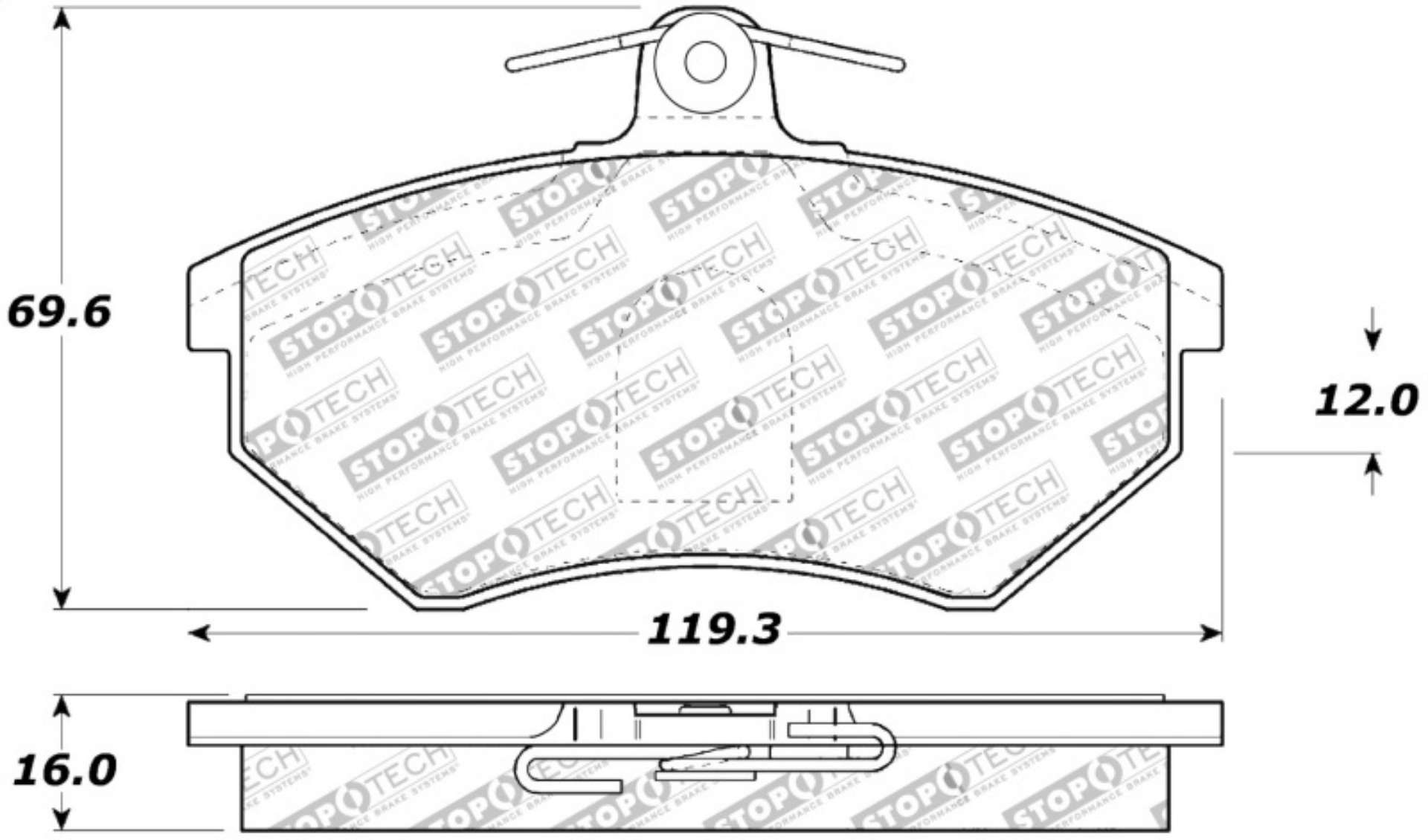 Picture of StopTech Street Touring Brake Pads