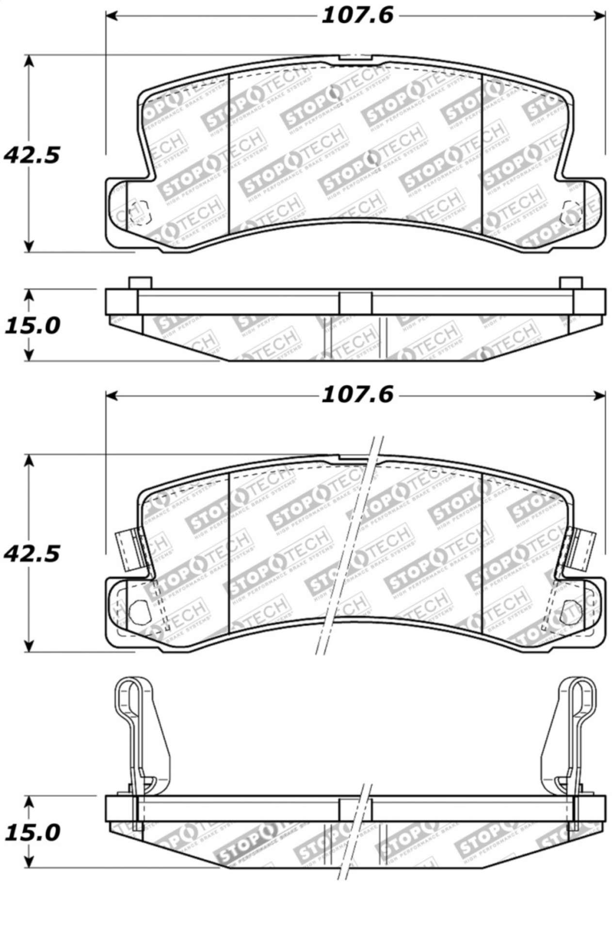 Picture of StopTech Street Touring Brake Pads