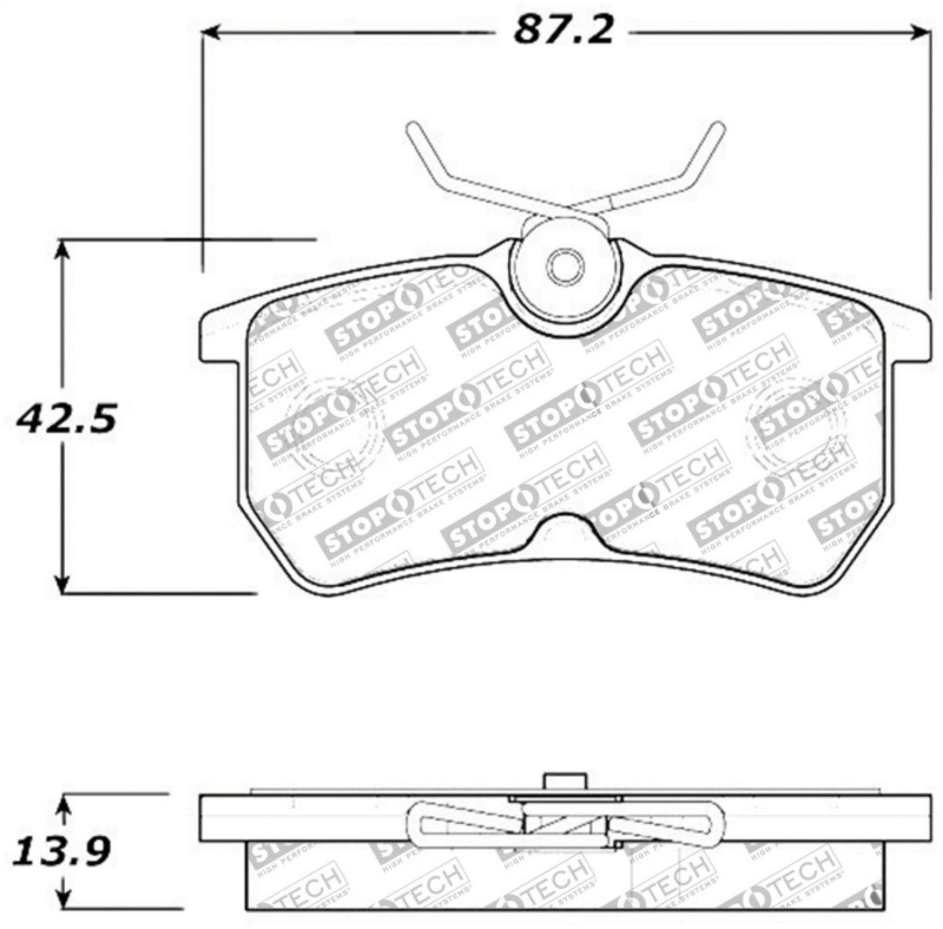 Picture of StopTech Street Touring Brake Pads