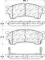 Picture of StopTech Street Touring 93-97 Ford Probe - 93-97 Mazda MX-6 Front Brake Pads