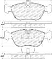 Picture of StopTech Street Touring 98-04 Volvo S60-98-00 S70-98-00 V70 Front Brake Pads