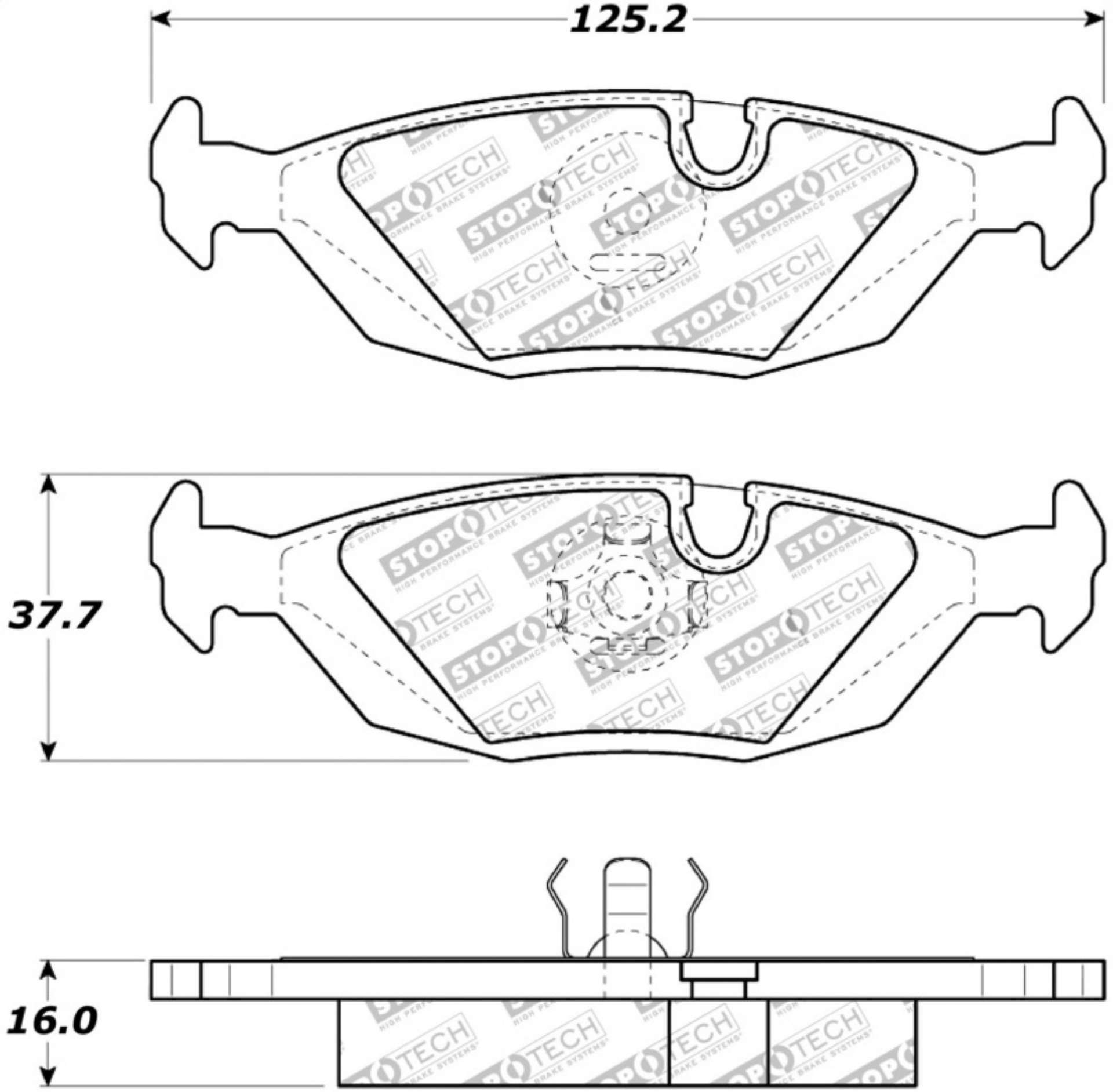 Picture of StopTech Street Touring Brake Pads