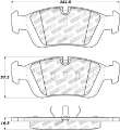 Picture of StopTech 96-02 BMW Z3 - 03-08 Z4 - 97-00 323 Front Brake Pads