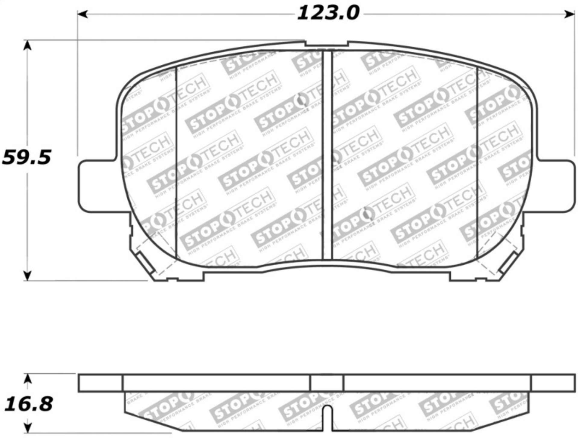 Picture of StopTech Street Touring Brake Pads