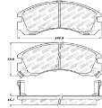 Picture of StopTech Street Touring 93-99 Eagle Talon 4WD - 92-04 Mitsubishi Diamante