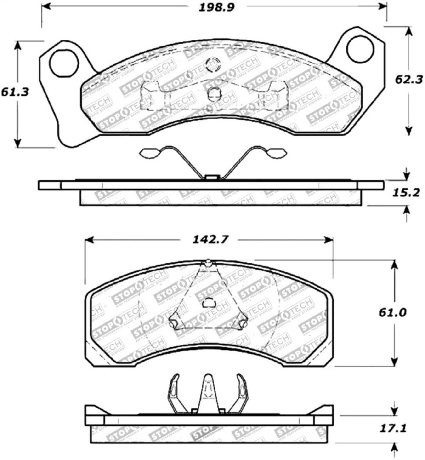 Picture of StopTech Street Touring Brake Pads