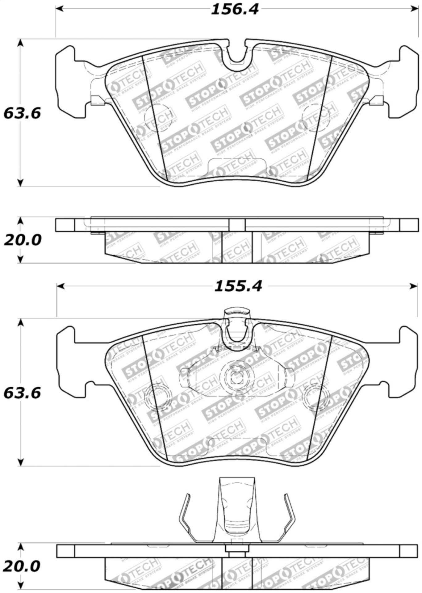 Picture of StopTech Street Touring Brake Pads