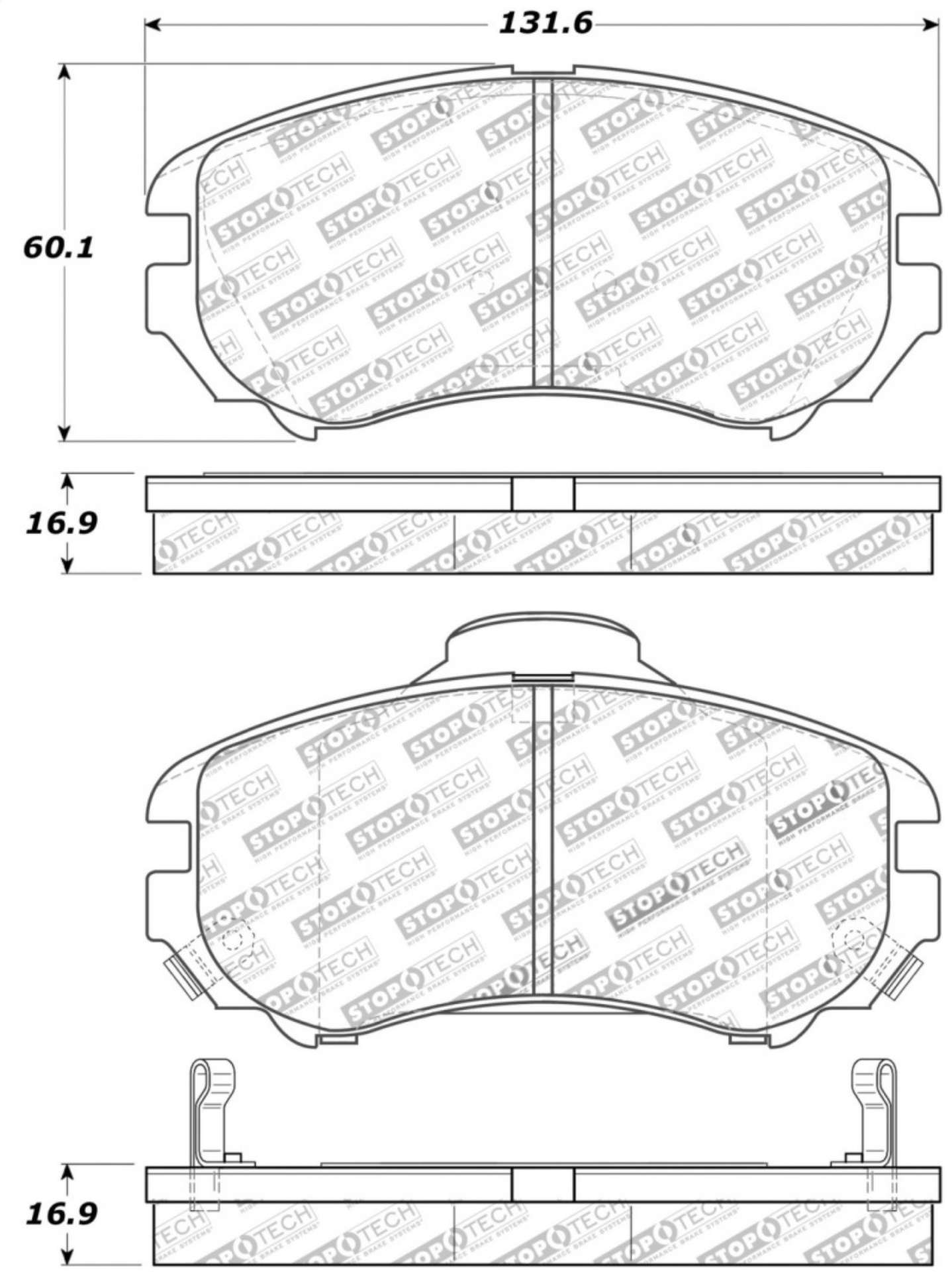 Picture of StopTech Street Touring Brake Pads