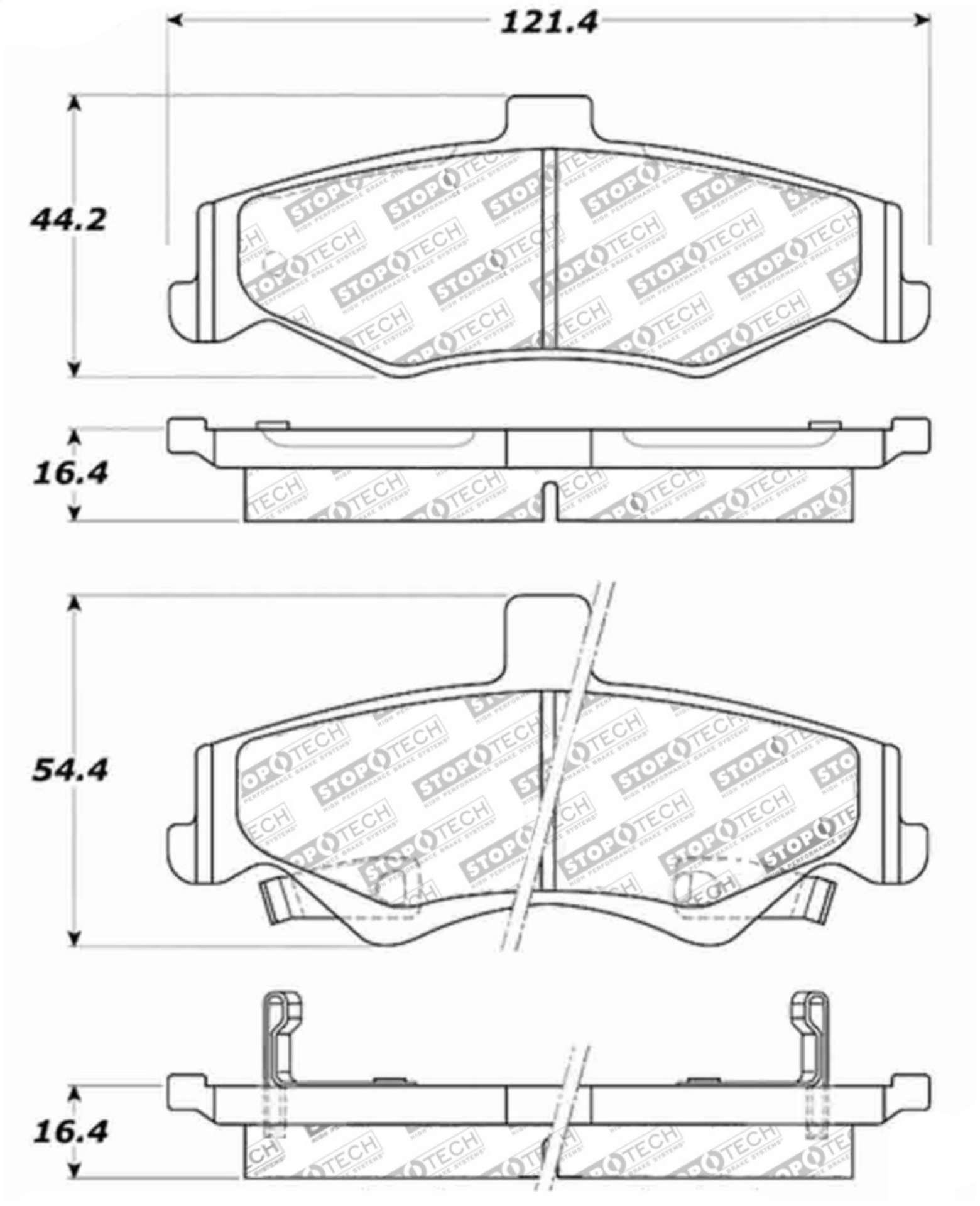 Picture of StopTech Street Touring Brake Pads