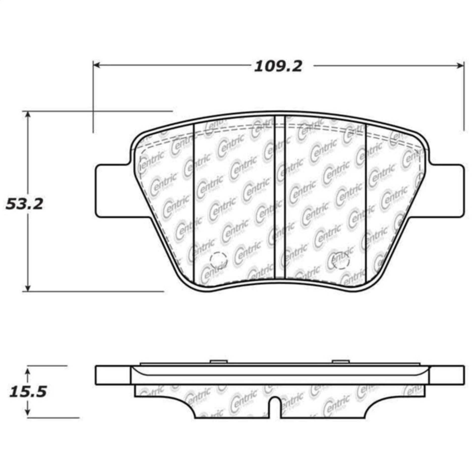 Picture of StopTech Street Touring Volkswagen Rear Brake Pads