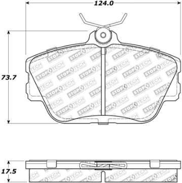 Picture of StopTech Street Touring Brake Pads