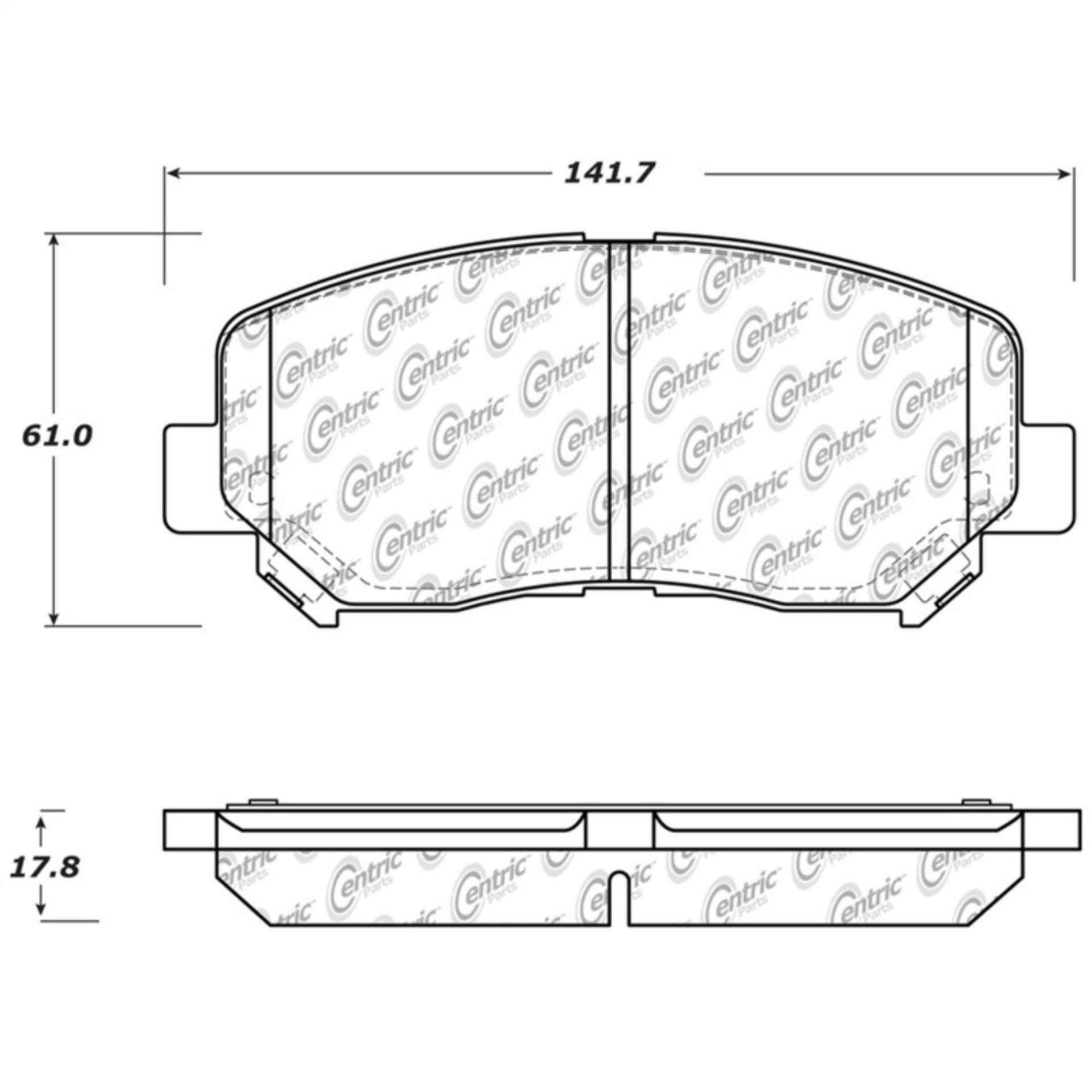 Picture of StopTech Street Touring Front Brake Pads 13-14 Dodge Dart-Jeep Cherokee