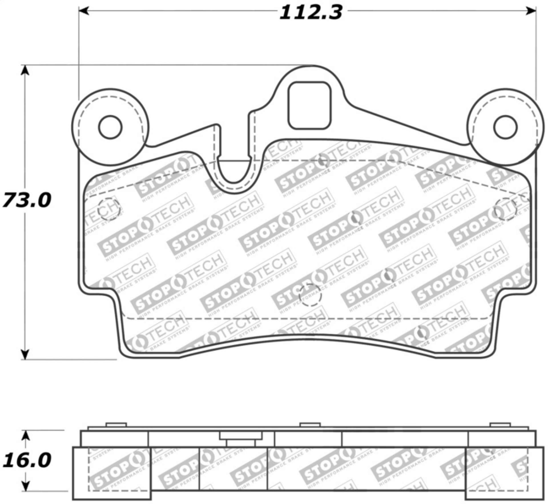 Picture of StopTech Street Touring Brake Pads