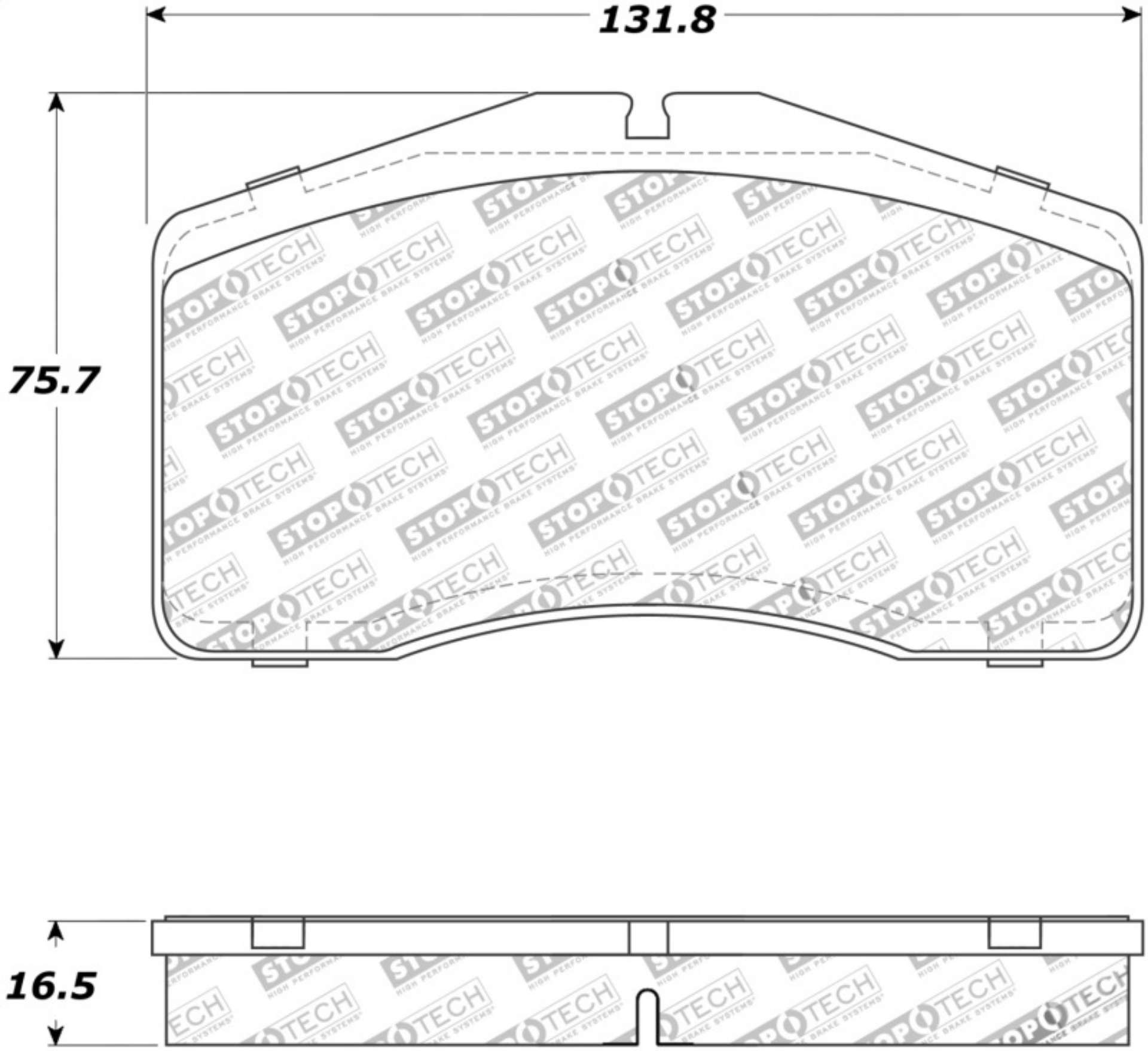 Picture of StopTech Street Touring 92-98 Porsche 911 Front Brake Pads