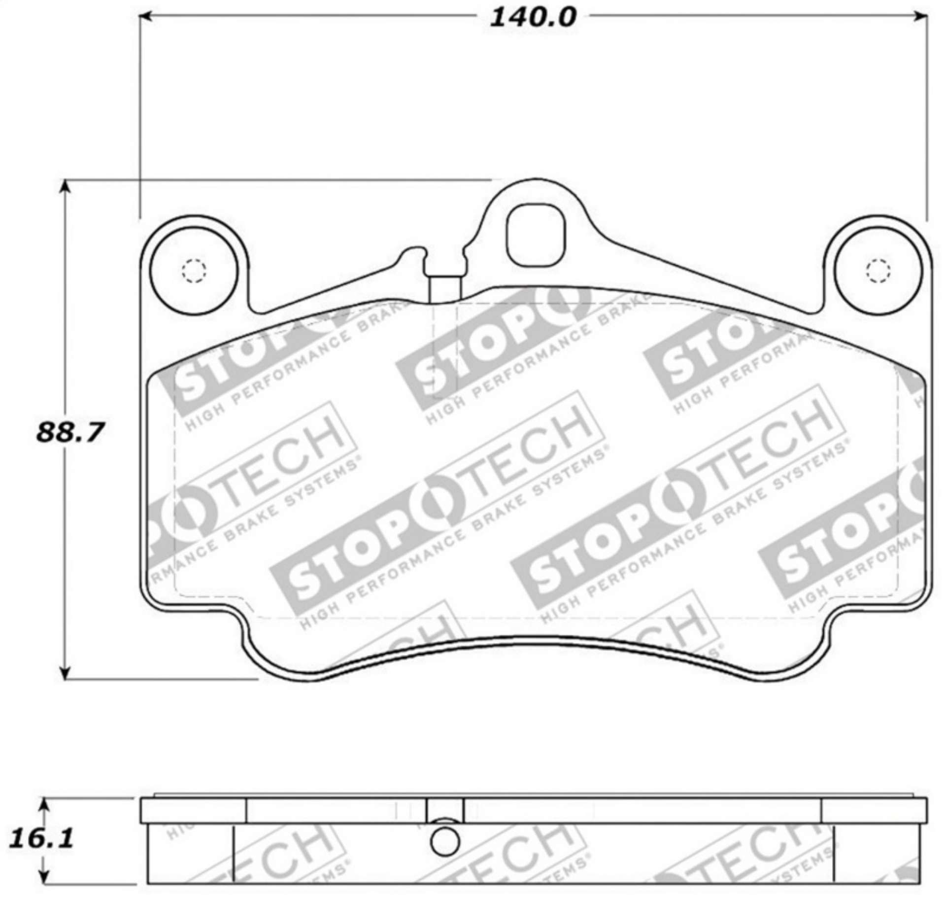 Picture of StopTech Street Touring Brake Pads