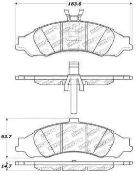 Picture of StopTech Street Touring Brake Pads