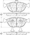 Picture of StopTech Street Touring Brake Pads