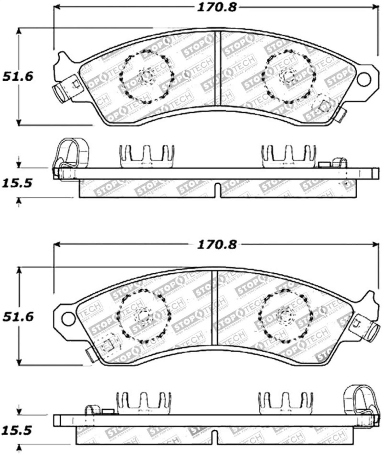 Picture of StopTech Street Touring Brake Pads