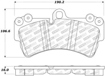 Picture of StopTech Street Touring Porsche Brake Pads