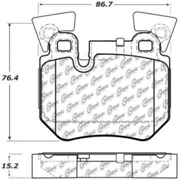 Picture of StopTech Street Touring 08-09 BMW 128i-135i Coupe Rear Brake Pads