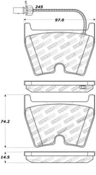 Picture of StopTech Street Touring Brake Pads