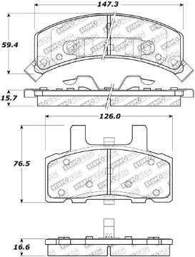 Picture of StopTech Street Touring 88-91 GMC-Chevy C1200-C2500-K1500-K2500 Front Brake Pads