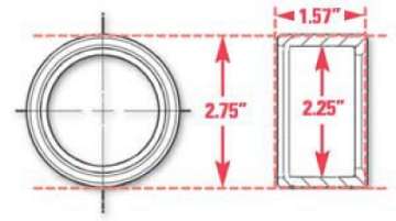 Picture of SPC Performance Weld-In Ring Kit 2-25 in- ID