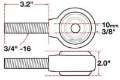 Picture of SPC Performance XAXIS Rod End Ball Joint