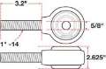 Picture of SPC Performance XAXIS Rod End Ball Joint