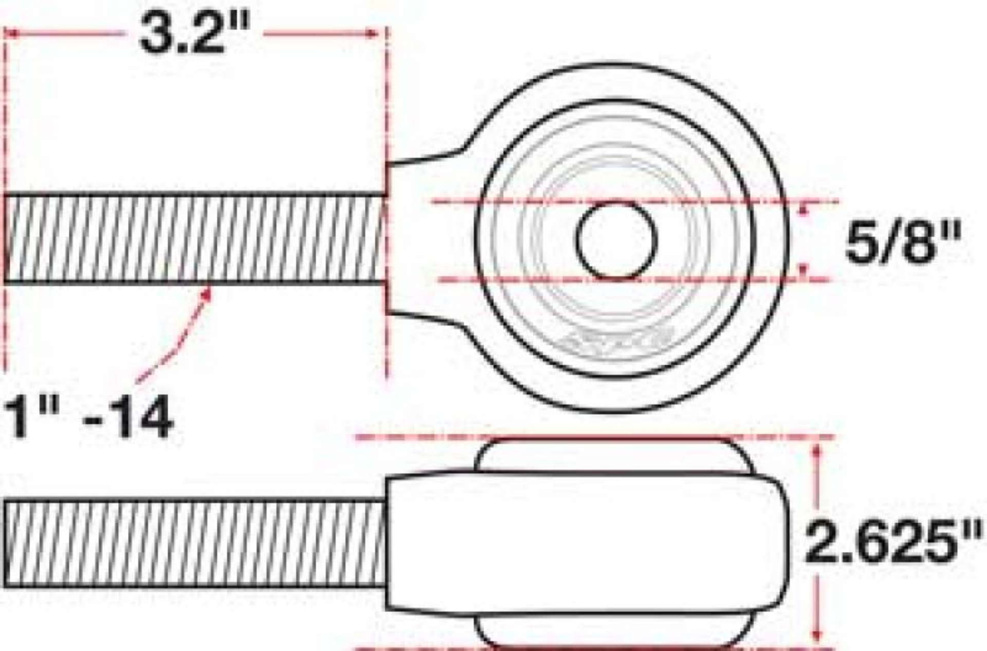 Picture of SPC Performance XAXIS Rod End Ball Joint