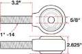 Picture of SPC Performance XAXIS Rod End Ball Joint