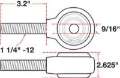 Picture of SPC Performance XAXIS Rod End Ball Joint