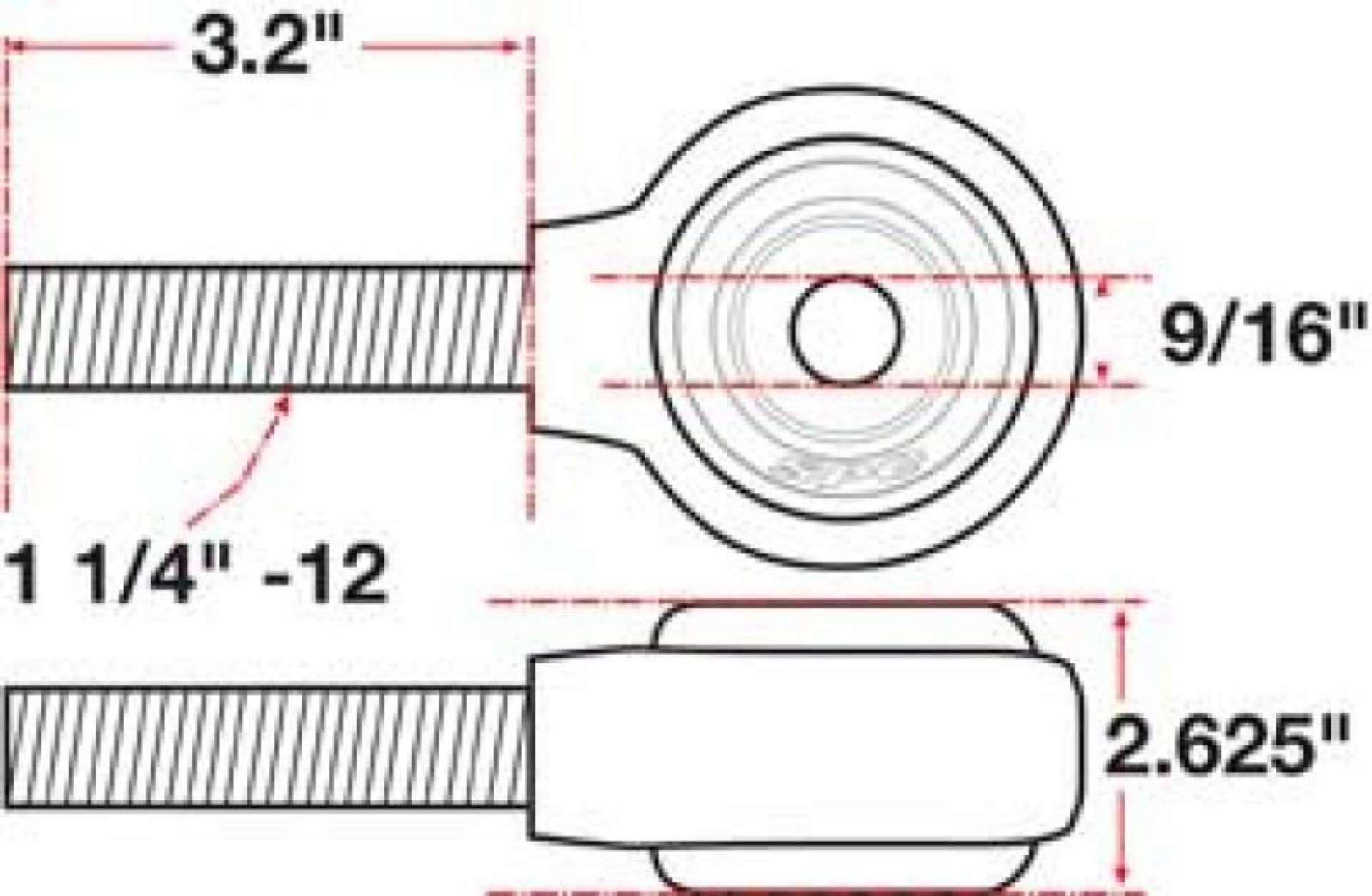 Picture of SPC Performance XAXIS Rod End Ball Joint