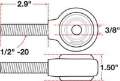 Picture of SPC Performance XAXIS Rod End Ball Joint