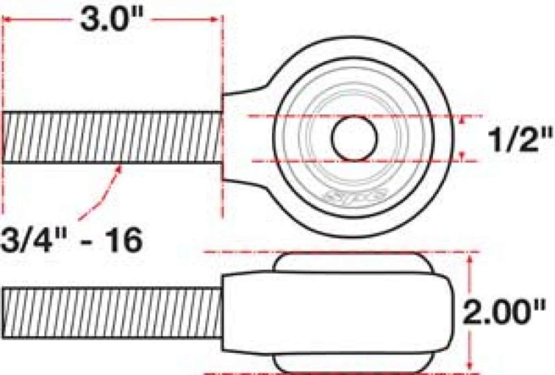 Picture of SPC Performance XAXIS Rod End Ball Joint