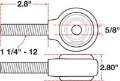 Picture of SPC Performance XAXIS Rod End Ball Joint