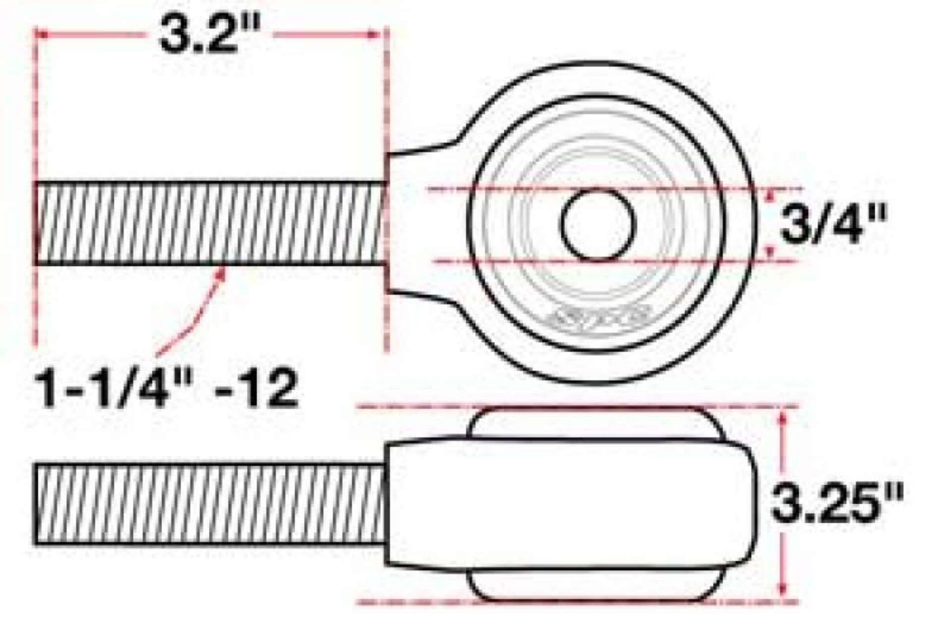 Picture of SPC Performance XAXIS Rod End Ball Joint