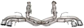 Picture of Corsa 2020-24 Corvette C8 3in Xtreme Cat-Back Exhaust 4-5in Pol Quad Tips - Deletes stock AFM Valve