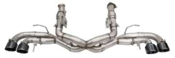 Picture of Corsa 2020-24 Corvette C8 3in Xtreme Cat-Back Exhaust 4-5in Black Quad Tips - Deletes stock AFMValve