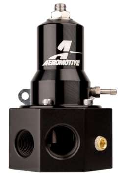 Picture of Aeromotive Adjustable Fuel Pressure Regulator 30-120PSI -313 Valve -3x -8 - 1x -10 Inlet -10 Return