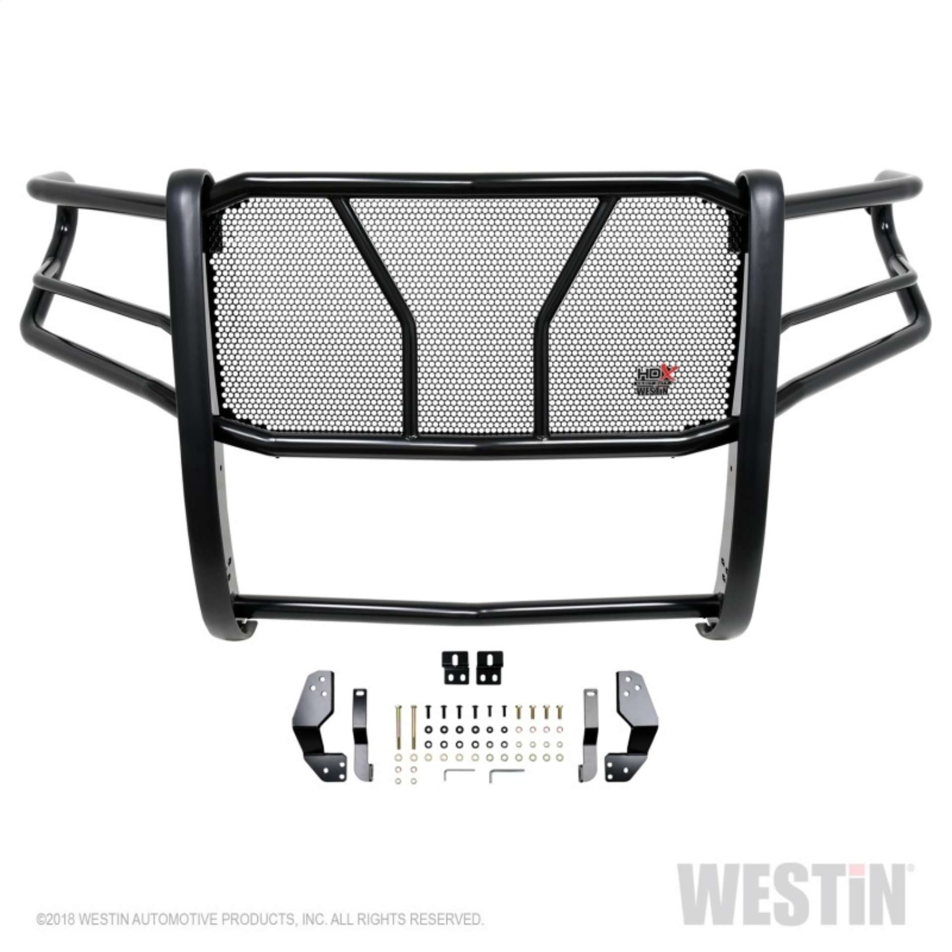 Picture of Westin 19-21 GMC Sierra 1500 HDX Grille Guard - Black