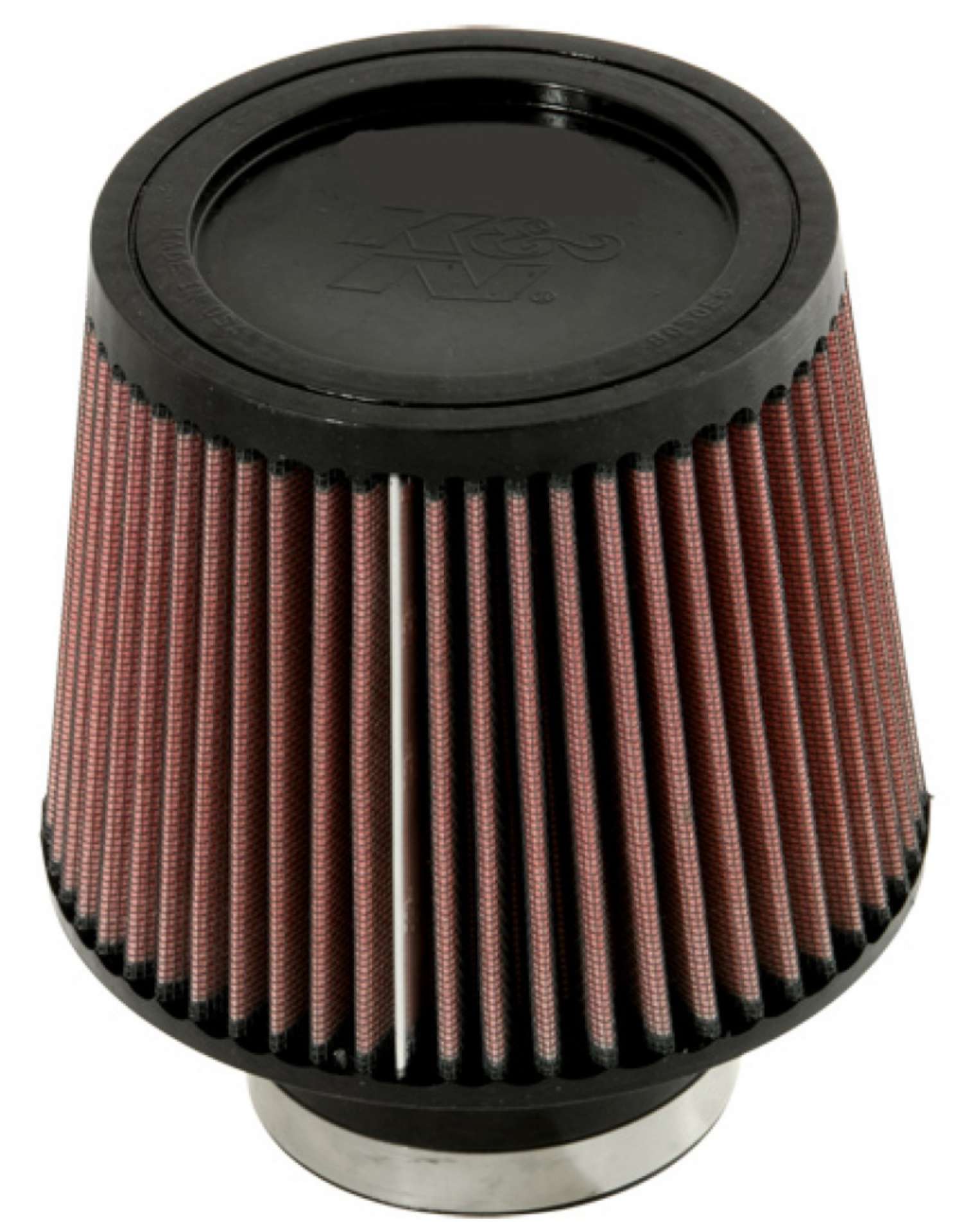 Picture of K&N Universal Rubber Filter-Round Tapered 3in Flange ID x 6in Base OD x 6in Top OD x 5in H